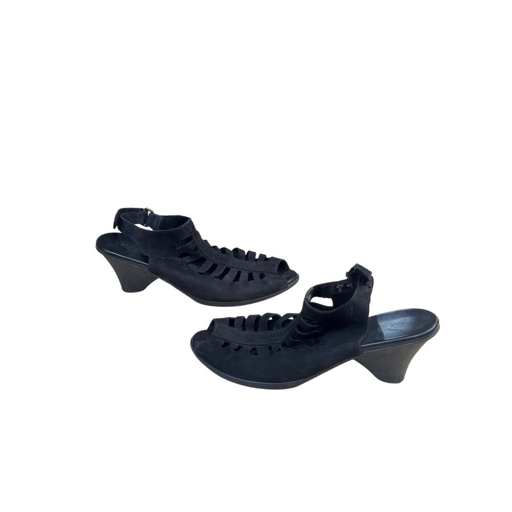 Arche leather heeled sandal in good condtion size euro 39